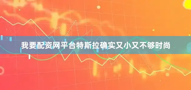 我要配资网平台特斯拉确实又小又不够时尚