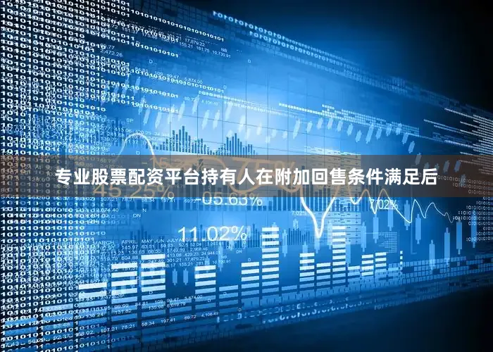 专业股票配资平台持有人在附加回售条件满足后